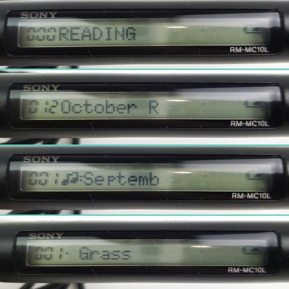 Sony RM-MC10L MiniDisc In-Line Remote Control Vintage Audio Wired Tested - Picture 3 of 10